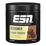 ESN Designer Flavor Powder, Chocolate Fudge, 250 g, Geschmackspulver zum Süßen, ohne viel Zucker und Kalorien, geprüfte...