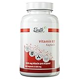 Health+ Vitamin B3 - 180 Kapseln mit 300 mg Niacin pro Kapsel, hochdosierte B3 Vitamin Kapseln in Flush-Free Form, Made in Germany