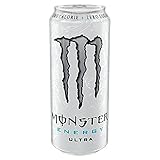 Monster Energy Ultra White - koffeinhaltiger Energy Drink mit sanftem Zitrus-Geschmack - ohne Zucker und ohne Kalorien - in...