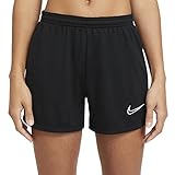 Nike Damen Dri-fit Academy Fu ballshorts, Schwarz / Weiss Weiss Weiss, S EU