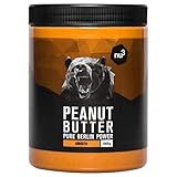 nu3 Erdnussbutter - Peanut Butter - 1 Kg pure natürliche Erdnussbutter, Erdnussmus Vegan & ohne Zucker, keine Zusätze von Salz,...