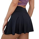 KSQLB Trainingsröcke Damen Skorts Röcke für Tennisbekleidung Skorts mit Tasche Running Tennisröcke Activewear Skorts (Color :...