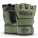 MADGON Premium MMA Handschuhe für Kampfsport, Grappling, Sparring, Krav MAGA, Muay Thai, Boxsack, Pratzen für Männer und Frauen