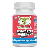 Schwarzer Knoblauch Kapseln - hochdosiert - 500 mg Extrakt (10:1) - fermentiert - geruchlos - mit S-Allylcystein (SAC) - Qualität...