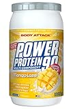 Body Attack Power Protein 90, 5K Eiweißpulver mit Whey-Protein, L-Carnitin und BCAA für Muskelaufbau und Fitness, Made in...