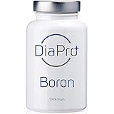 DiaPro® Boron Hochdosierte Boron-Tabletten mit 3 mg Bor pro Tablette aus Natriumborat 365 Stück Jahresvorrat 100% Vegan...