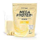 Energybody Mega Protein 'Banane' 500 g/Mehrkomponenten Protein Pulver mit Casein Whey Mix als Eiweiss Protein Pulver/Eiweiß Shake...
