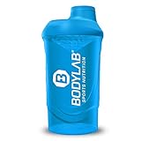 Bodylab24 Shaker 700ml Blau, der praktische Eiweiß-Shaker für deinen Proteinshake, mit Schraubverschluss und Sieb für cremige...