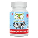 Chrom Kapseln - 500 µg - hochdosiert - Qualität aus Deutschland - Chrompicolinat ohne Zusätze - vegan - laborgeprüft - kleine...