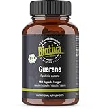 Guarana Kapseln Bio - 150 x 500mg - koffeinhaltig - natürlich - biologisch - ohne Zusatzstoffe - hergestellt und kontrolliert in...