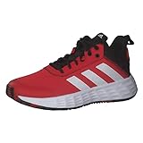 adidas Herren Ownthegame 2.0 Shoes-Mid (Non-Football), Vivid Red/Ftwr White/Core Black, 42 2/3 EU