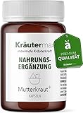 NEU! Mutterkraut Kapseln Extrakt hochdosiert mit Ingwer, Magnesium & Vitamin B - im Braunglas | nach Kräutermax Rezeptur | Ideal...