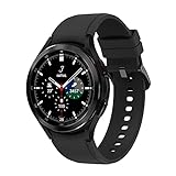 Samsung Galaxy Watch4 Classic, Runde Bluetooth Smartwatch, Wear OS, drehbare Lünette, Fitnessuhr, Fitness-Tracker, 46 mm, Black...