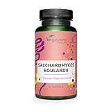 Saccharomyces boulardii Vegavero® | Hochdosiert: 350 mg pro Kapsel - 7 Mrd. aktive Hefekulturen | Mit Beta Glucanen und MOS aus...