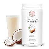 pretty woman® Daily Glow Eiweiss Protein Pulver für Frauen „Almond Coconut“ 420 g/Low Carb Shake mit Vitaminen & Mineralien,...