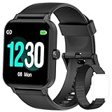 Blackview Smartwatch Herren Damen Fitnessuhr, 1,85'' Smart Watch, Armbanduhr mit Pulsmesser Schlafmonitor Musiksteuerung SpO2,...