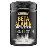 Beta Alanin - 500 g reines Pulver ohne Zusätze - +99% Reinheit - 100% Beta Alanine Aminosäure - Laborgeprüft - Vegan - German...