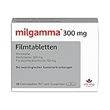 milgamma® 300 mg Vitamin B1 Filmtabletten mit Benfotiamin 300 mg (eine fettlösliche Vorstufe von Vitamin B1) und Vitamin B6, 30...