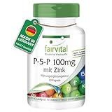 Fairvital | Pyridoxal-5-Phosphat 100mg - 90 Kapseln - aktives Vitamin B6 P-5-P mit Zink - HOCHDOSIERT & VEGAN