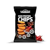 Layenberger High Protein Chips - viel Eiweiß, wenig Zucker, nicht frittiert, Single Pack (1x 75 g) - Hot & Sweet Chili