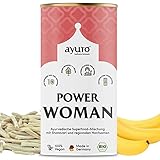 POWER WOMAN - Ayurveda Bio Superfood Shake Pulver speziell für Frauen • Smoothie Pulver für Milchshake, Smoothie, Müsli •...
