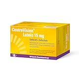 CentroVision Lutein 15 mg – Zur Erhaltung der normalen Sehkraft, Nahrungsergänzungsmittel mit Vitamin C, Vitamin E, Vitamin B2,...