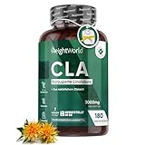 CLA Kapseln - 3000 mg CLA pro Tagesmenge - 180 Softgels - Konjugierter Linolsäure aus 100% reinem Safloröl für Männer und...