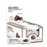 NUPO® One Meal Bar [Brownie Crunch - 24 Stk.] - Mit Nährstoffen, Vitamine & Mineralien - Diät Riegel Snack zum abnehmen -...