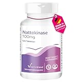 Nattokinase 100mg - 120 Tabletten ! 4-MONATS-VORRAT ! 2000 FU pro Tablette - Vegan - Hochdosiert | Vitamintrend®