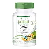 Fairvital | Papaya Enzym Tabletten - 100 Tabletten - HOCHDOSIERT - VEGAN - mit Papain, Amylase und Protease