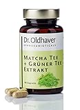 Dr. Oldhaver. Matcha Tee + Grüntee Extrakt Kapseln, Hochwertige Grüner Tee Kapseln mit Vitamin B2 (Riboflavin), 90 Kapseln,...