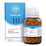 DHU Schüßler-Salz Nr. 10 Natrium sulfuricum D12 – Das Mineralsalz der inneren Reinigung – das Original – umweltfreundlich...