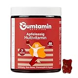 Gumtamin Multivitamin Apfelessig Gummies Zuckerfrei - Hochdosiert 1000mg Apple Cider Vinegar und 7 Vitamine für Kinder und...