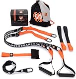 Septagon Sports® Premium Sling Trainer Set V.2024 Suspension Trainer mit Handtuch, Rucksackbeutel und Trainingsbuch -...