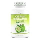 Citrus Bergamot - 120 Kapseln hochdosiert mit je 760 mg - Premium: 30% Polyphenole + Piperin - Kreuzung aus Zitronatzitrone &...