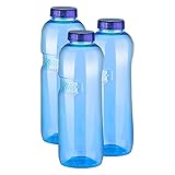 kavodrink 3 x 1 Liter Tritan Trinkflasche - BPA frei