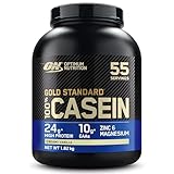 Optimum Nutrition Gold Standard 100% Casein langsam abbauendes Proteinpulver mit Zink, Magnesium & Aminosäuren, fördert...