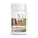 BAMBOO-LOVE – Silizium Hochdosiert Kapseln - Kieselsäure aus Bambus - Pure, Vegan, Rein - 180 Silica Haut Haare Nägel Kapseln...