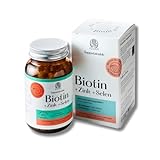 365 Biotin Zink Selen Tabletten | PETA Zertifiziert & CO2 neutral & Plastineutral | für Haut Haare & Nägel | 1000ug Biotin...