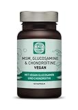 Kala Health VEGAN Glucosamin & Chondroitin + Opti MSM hochdosiert Einzigartige 100% vegane Formel mit fünf hochwertigen...