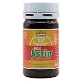 Astaxanthin I 150 Kapseln I Ivarssons VitalAstin I 4 mg natürliches Astaxanthin I Sonnenschutzkapseln mit Vitamin E I...