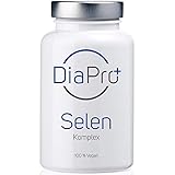DiaPro® Selen Komplex 365 Hochdosierte Selen-Tabletten mit 200 mcg Selen pro Tablette mit Selen-Methionin und Natrium-Selenit...
