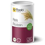 Raab Vitalfood Bio Reis-Protein Pulver mit 80 % pflanzlichem Eiweiß, aus biologischem Anbau, vegan, für Shakes, 400 g