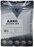 AAKG Arginin AKG Pulver - 500g L-Arginin Alpha Ketoglutarat 2:1 - ohne Zusätze -vegan