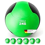 TOOLZ 2 kg Medizinball für effektives Krafttraining - Medicine Ball für das Schnellkraft-, Explosivkraft- und...