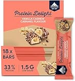 Multipower Protein Delight Eiweißriegel – 18 x 35 g Protein Riegel Box (630 g) – Leckerer Energieriegel – Vanilla Cashew...