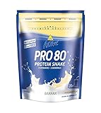 inkospor Active Pro 80 Protein Shake, Banana, 500 g Bag