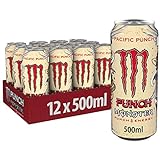 Monster Energy Pacific Punch - koffeinhaltiger Energy Drink mit erfrischendem Punch-Geschmack aus Himbeere, Guave und Kirsche - in...