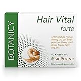 BOTANICY Hair Vital forte, für Haar und Kopfhaut, mit Biotin, Hirse, Kupfer, Selen, Zink und weiteren Vitaminen, fördert...