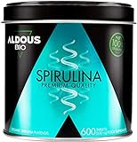 600 Bio-Spirulina-Tabletten | Maximale Dosis 3000mg Bio-Spirulina-Algen | 100% natürlich sättigend - DETOX | Bio-Vegan-Protein |...
